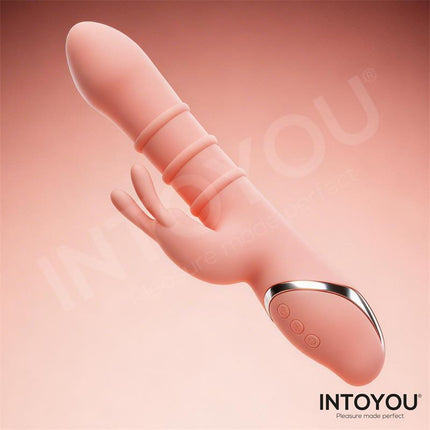 Rivor Vibrator with U and Down Sliding Rings