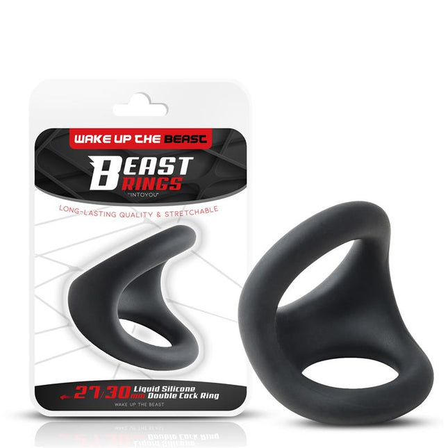 Double Penis Ring Liquid Silicone 27 30 mm