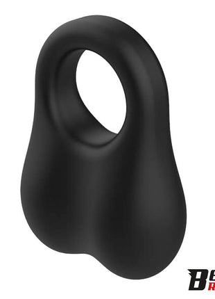 Penis Ring with Glass Balls Liquid Silicone 30 mm