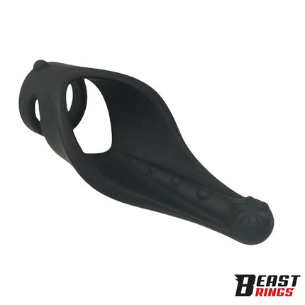 Double Penis Ring Solid Silicone 37 45 mm