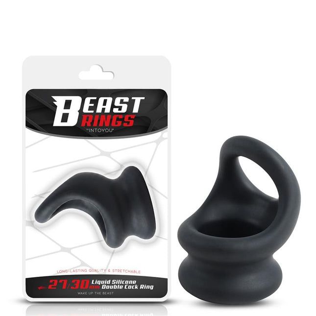 Double Penis Ring Liquid Silicone 27 30 mm