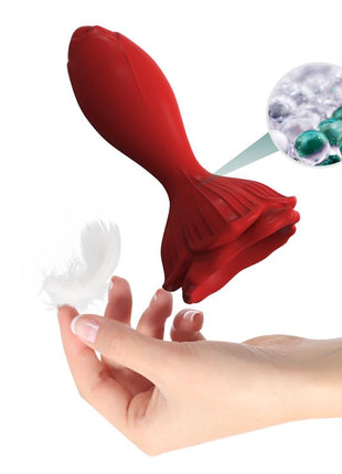 Vibrating anal plug with Rose Base