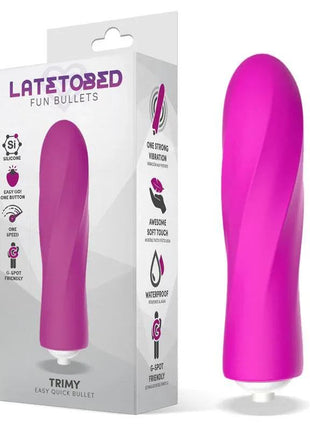 Trimy Easy Quick Vibrating Bullet Silicone Pink