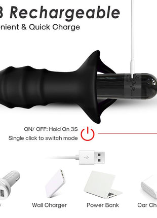 Vibrating anal plug