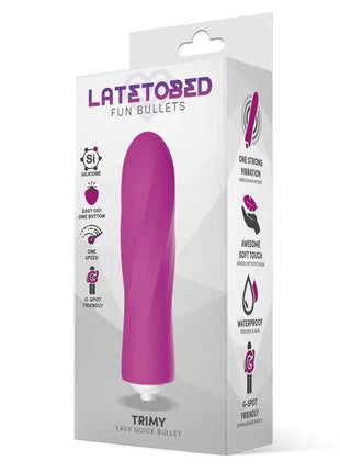 Trimy Easy Quick Vibrating Bullet Silicone Pink