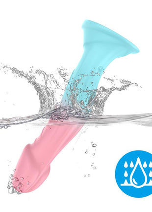 Vibrating Bicolor dildo