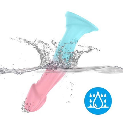 Vibrating Bicolor dildo