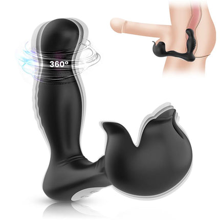 Prostate Massager 360 Rotation Testicles Stimulator