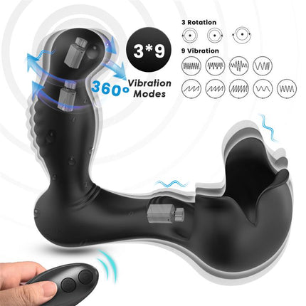 Prostate Massager 360 Rotation Testicles Stimulator