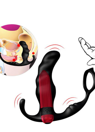 Two in one Anal Plug and Massager with Vibration