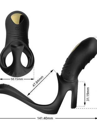 Vibrating Penis Ring with Perianal Stimulation