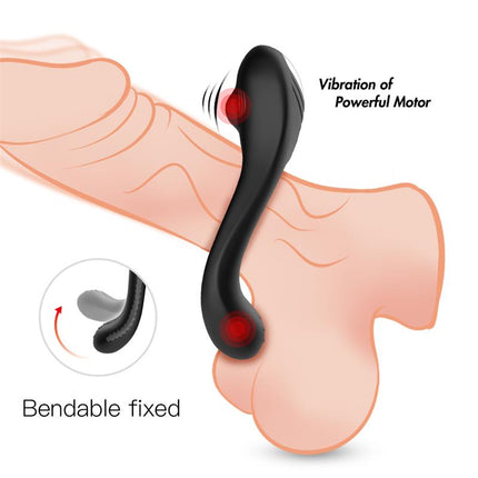Vibrating Penis and Testicles Ring