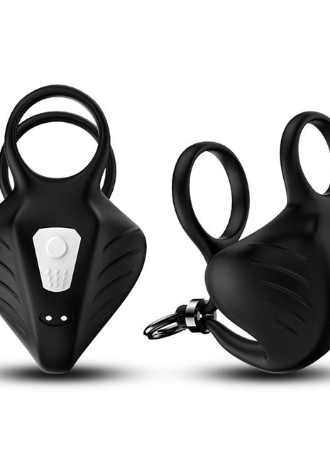 Vibrating Penis and Testicles Ring Adjustable