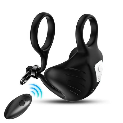 Vibrating Penis and Testicles Ring Adjustable