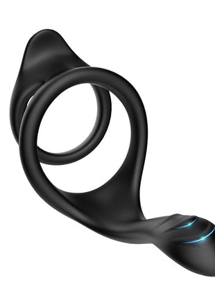 Penis ring with perianal stimulation