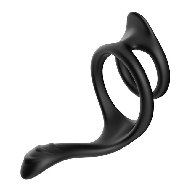 Penis ring with perianal stimulation