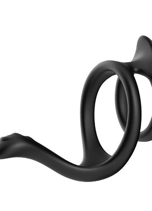 Penis ring with perianal stimulation