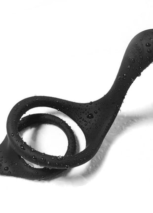 Penis ring with perianal stimulation