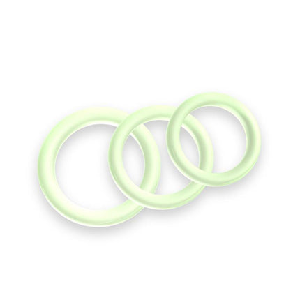 Set of 3 rings Glow in the Dark