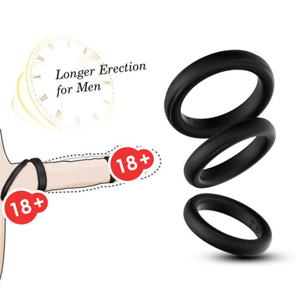 St of 3 Penis rings