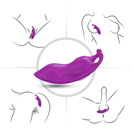 Magnetic panty vibrator