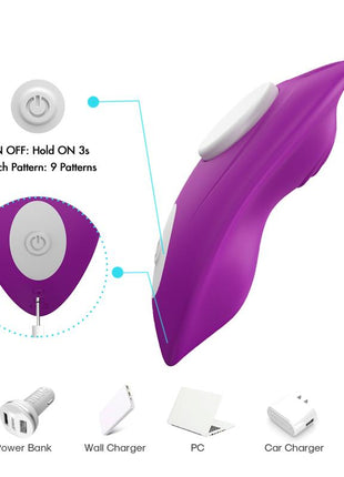 Magnetic panty vibrator