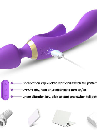 Masager and vibrator Purple