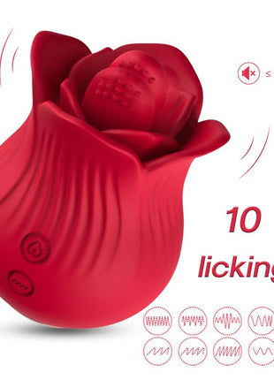 Licking rose