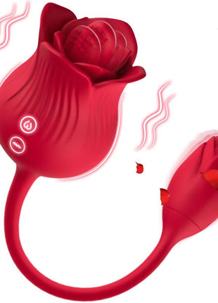 Rose with Licking and Vibrating egg USB