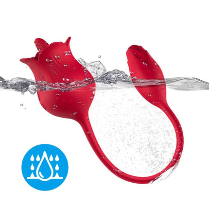Rose with Licking and Vibrating egg USB