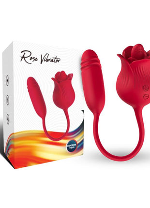 Vibrating Rose with Thrusting and Licking USB