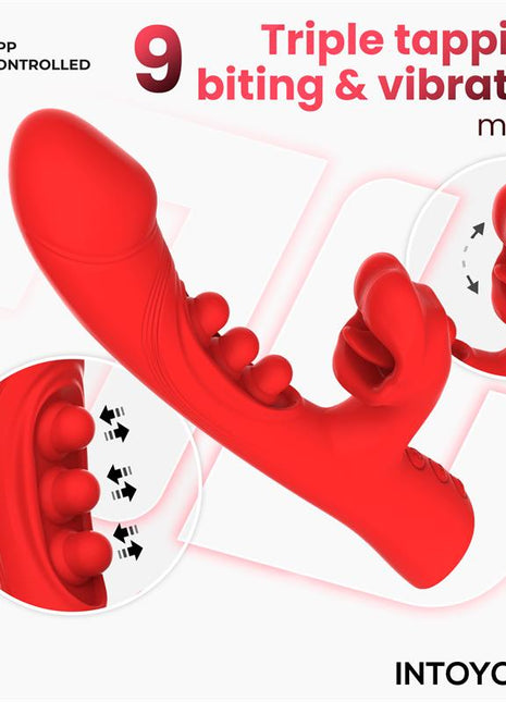 Trixy Vibrator with Tapping Biting and App