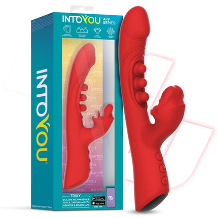 Trixy Vibrator with Tapping Biting and App