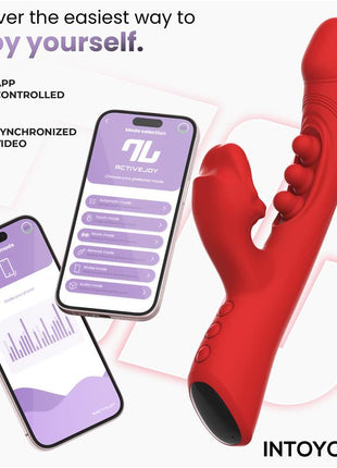 Trixy Vibrator with Tapping Biting and App