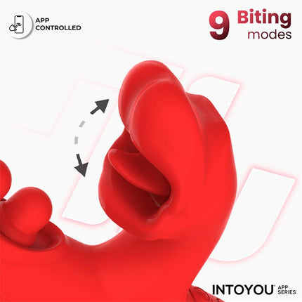 Trixy Vibrator with Tapping Biting and App
