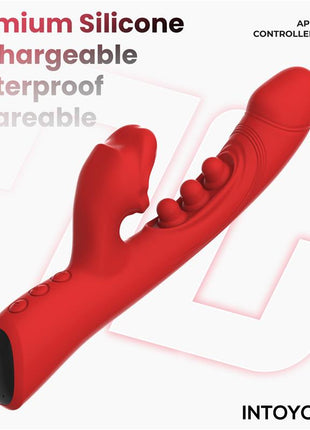 Trixy Vibrator with Tapping Biting and App