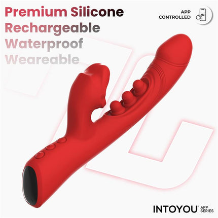 Trixy Vibrator with Tapping Biting and App