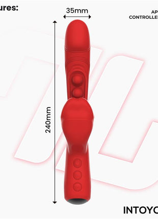 Trixy Vibrator with Tapping Biting and App