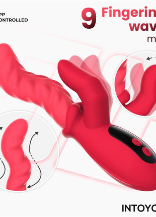 Tingly Vibrator with Finger Waving and App