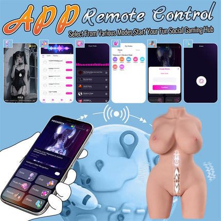 Dennehy Thrusting Torso Masturbator with APP