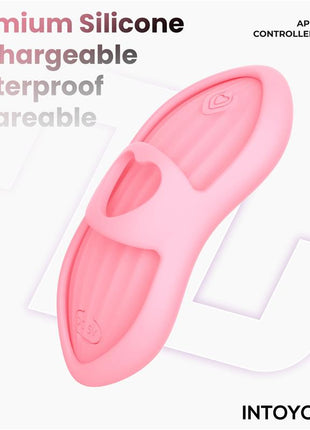 Laia Heated Finger Vibrator and App Pink