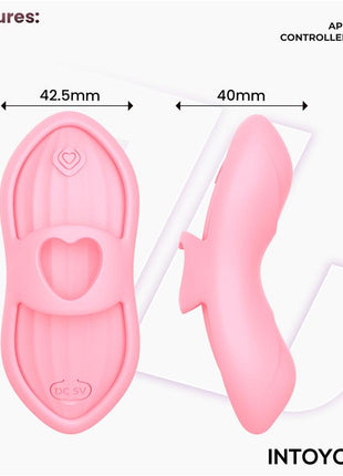 Laia Heated Finger Vibrator and App Pink