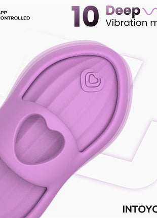 Laia Heated Finger Vibrator with App Lavender