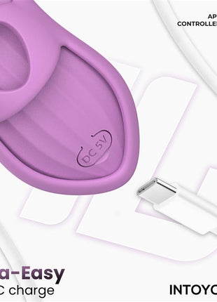 Laia Heated Finger Vibrator with App Lavender