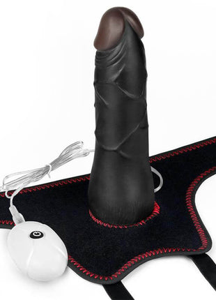 Adjustable Strap on with Dildo 10 Vibrations 7.5