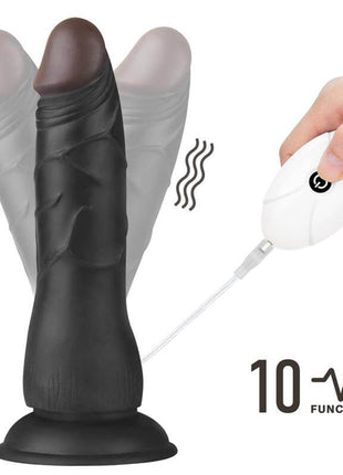 Adjustable Strap on with Dildo 10 Vibrations 7.5