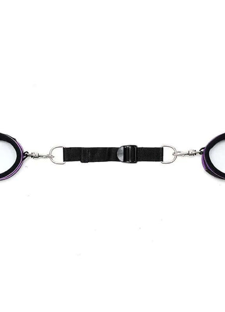 AnkleCuffs with Spreader Strap Adjustable Purple