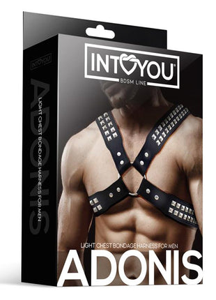 Adonis Chest Bondage Harness for Men Vegan Leather