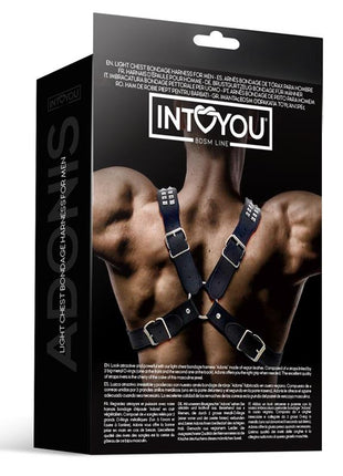 Adonis Chest Bondage Harness for Men Vegan Leather
