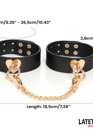 8 Piece Leather Bondage Kit with Storage Case